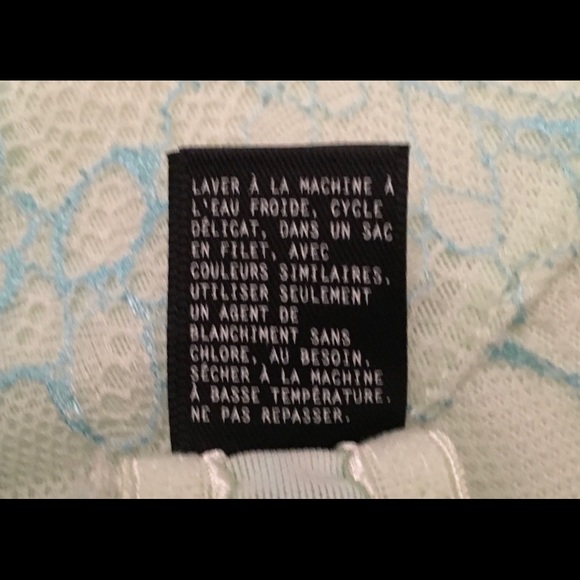 Free Press Aqua & Seafoam Lace Halter bralette XL - Picture 8 of 8